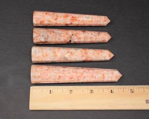 Vente en gros Obélisque en pierre de soleil naturelle sculptée de meilleure qualité Tour en cristal de qualité pour Feng Shui Meilleure tour en pierre de soleil pour Feng - Product Image 3