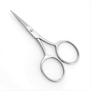 Tijeras profesionales para cutículas hechas a mano, cuchillas rectas y curvas de acero inoxidable de 3,5 \ "con puntas afiladas, herramienta de belleza - Product Image 2