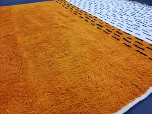 Alfombra de doble color de alta calidad hecha a mano MoroccanBig Size Rug 81x10 pies alfombra con mechones para decoración del hogar - Product Image 3