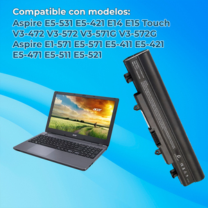 Batteria per Laptop Acer Compatibile 2200mAh, Pacco Batteria al Litio ASUS per AL14A32/31CR17/65-2, Disponibile con Certificato RoHS - Product Image 2