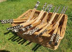 Elegante Juego de Servidores de Ensalada de Madera Hechos a Mano, Diseño Mina, Mango Ecológico, Logotipo Personalizado, Utensilios de Cocina Pulidos para Servir - Product Image 3