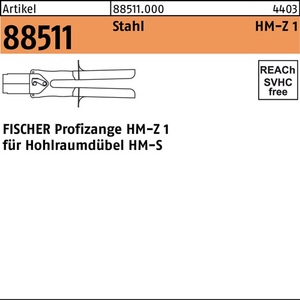 Fischer Dowel Pliers R 88511 HMZ 1 Steel 1 Piece - Product Image 1