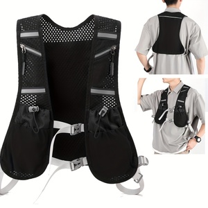 Chaleco de Hidratación para Maratón, Senderismo, Ciclismo, Escalada, Mochila para Correr, Ciclismo, Agua, Aire Libre, Poliéster, Cremallera, Impermeable - Product Image 3