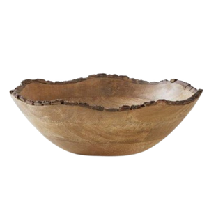 Cuencos de madera con borde de diseñador contemporáneo, cuenco de madera de mango de Calidad exclusiva para cocina, mesa de comedor, restaurante - Product Image 3