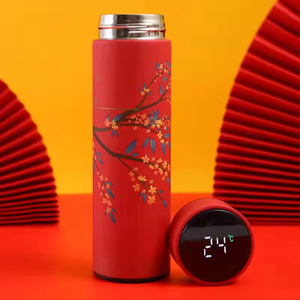Bouteille d'eau intelligente à LED avec affichage de la température 17oz 500ml Sans BPA Écologique Sport Plein air - Product Image 4