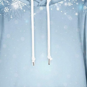 Sudadera Unisex Personalizable de Algodón 100% con Estampado Puff Repujado Lavado Estilo Francés Navideño, Logotipo Bordado, Ropa Urbana de Invierno - Product Image 2