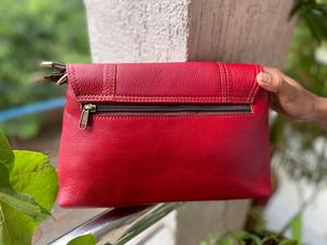 Sac à bandoulière en cuir uni pour femmes, sacs à main élégants pour femmes - Product Image 6