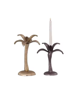 Décoration intérieure en métal fait à la main bougeoirs de mariage de noël finition argentée structurée durable de haute qualité - Product Image 3