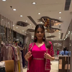 Modest Back Cowl con cinturón Últimas damas de honor Mujeres Vestidos de fiesta Impreso Chinon Secuencia Bordado Encaje Trabajo Cowl Dress - Product Image 1