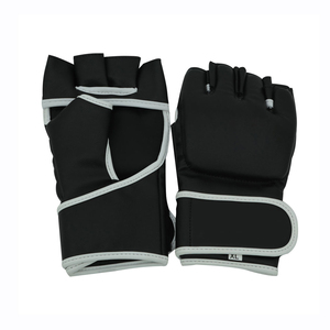 Gants de boxe en PU pour hommes, vente complète, poinçonnage MMA, fabriqué au Pakistan, meilleur prix, demi-doigt, couleur personnalisée - Product Image 2