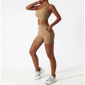 Soutien-gorge de Sport pour femmes Sangle réglable Pratique Allaitement In-Style Boucle arrière ouverte Pratique Amovible Yoga Sports Set - Product Image 5