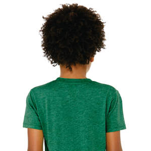 โพลีเอสเตอร์50% 25% Airlume หวีและแหวนปั่นผ้าฝ้าย25% เรยอน40 Single 3.8 Oz Kelly Youth Triblend เสื้อยืดแขนสั้น - Product Image 6