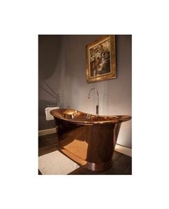 Bañera de cobre Premium extra grande para una comodidad profunda y elegancia antigua en interiores de Baño Principal - Product Image 4