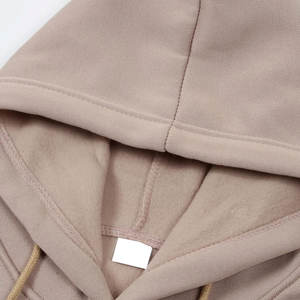 Survêtement élastique 2 pièces XL unisexe, sweat à capuche décontracté avec logo personnalisé, pantalons de survêtement, ensembles fitness grande taille imprimés pour la saison d'hiver - Product Image 3