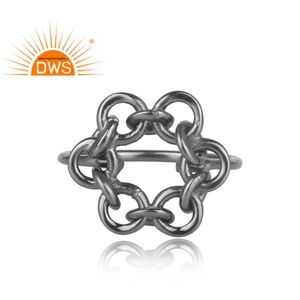 Último diseño hecho a mano conjunto de latón anillo apilable joyería personalizada para mujer regalo para ella - Product Image 1