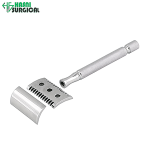 Maquinilla de afeitar de seguridad para hombre, maquinilla de afeitar de doble filo de acero inoxidable, maquinilla de afeitar de seguridad premium, resistente - Product Image 1