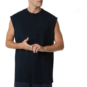 Débardeur surdimensionné de bonne qualité sur mesure pour hommes prix d'usine vêtements de sport pour hommes débardeurs de fitness - Product Image 3