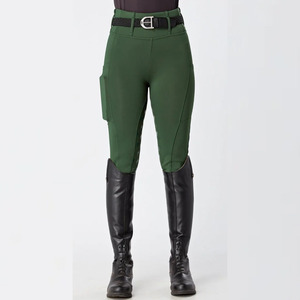 Premium Equestrian Tights Full Seat Grip Stretchy Fit Custom Clothing Bulk Supplier Horse Riding Leggings Pants with Belt Loops - Product Image 4