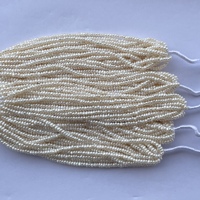 Perles de culture d'eau douce naturelles blanches crème de 2 mm et 3 mm, perles bouton, vente en gros, fournisseur direct, usine de perles en ligne