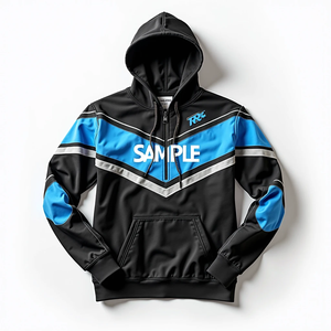 Sweat à capuche surdimensionné durable pour hommes, personnalisez votre pull streetwear, sublimé, 100% polyester, coton mélangé, toucher décontracté - Product Image 1