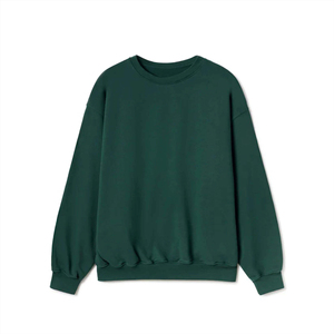 Sweat à col rond en molleton 100% coton pour femmes Tissu doux brodé Streetwear décontracté pour l'hiver Superposition et détente - Product Image 1