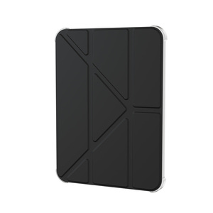 IPad Pro 13 (2024) เคสสีดำหนัง PU ได้รับการรับรองจาก FCC และหนังที่มีฟังก์ชั่นป้องกันสำหรับการชาร์จและนอนหลับ - Product Image 1