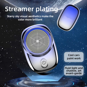 ماكينة حلاقة إلكترونية دوارة محمولة 2 في 1 قابلة لإعادة الشحن عبر USB، مقاومة للماء، أداة تشذيب اللحية وشفرة حلاقة للرجال للاستخدام على الجسم RV - Product Image 6