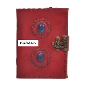 Diario de cuero de piedra hecho a mano emergente en relieve Color diseño antiguo cuaderno y cuaderno de bocetos para hombre y mujer - Product Image 3