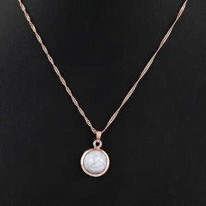 Women's Fancy <b>Locket</b> Set - Golden - White - Product Image 2