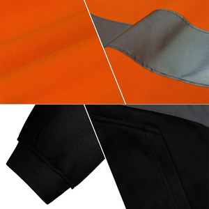 Blouson aviateur haute visibilité à logo doublé polaire imperméable trafic veste de sécurité réfléchissante haute visibilité fabriquée par les sports habillés - Product Image 5