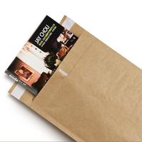 Sacs d'expédition auto-adhésifs en papier nid d'abeille compostables et recyclables Qpack, enveloppes express personnalisées, légères et protectrices pour supermarchés