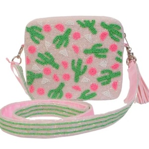 QUALITY ASSURED NEW DESIGN FASHION HANDMADE BEADED ZIP CLOSURE BRIDAL CROSSBODY <b>BAGS</b> <b>BOHO</b> CLUTCHES LADY SATIN/VELVET LINING HIGH - Product Image 3