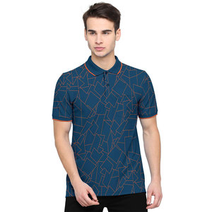 Camiseta Polo de secado rápido para hombre para deportes, entrenamiento y actividades casuales al aire libre Camiseta Polo con logotipo personalizado para hombre - Product Image 1