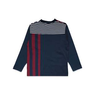 T-shirt à manches longues pour homme Nanamica Crazy L/S [SUHF845] en tissu tricoté 100% coton respirant, motif uni, logo brodé, options 180g et 200g - Product Image 2