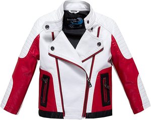<b>Boys</b> <b>Leather</b> Motorcycle New <b>Jackets</b> Toddler <b>Jackets</b> Coats - Product Image 1