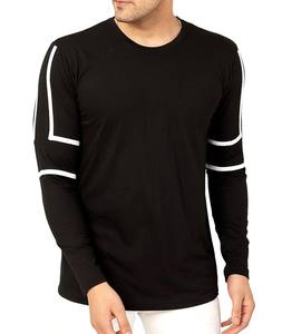 Camiseta personalizada de cuello redondo de calidad de primera clase, camiseta estampada para hombre, camiseta personalizada de talla grande para hombre, camiseta de manga larga - Product Image 1