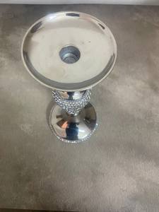 <b>White</b> Finish Metal Candle Holder Set Farmhouse Popular Classic Design for Home Festival Decor Customized Logo - Product Image 3