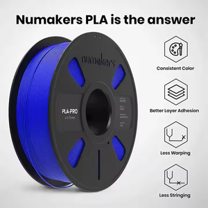 Numakers Material de la mejor calidad 1,75mm PLA Pro Royal Blue Impresión 3D 1kg Filamento - Product Image 5