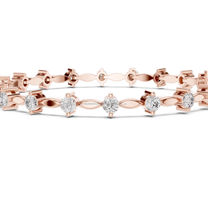 Hearth & Gem Cubic Zirconia 18K Pulsera de energía curativa con piedras naturales Mindfulness y joyería de bienestar - Product Image 1