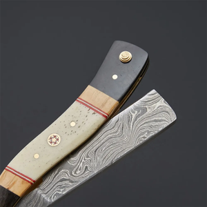 มีดโกนโกนหนวดสำหรับร้านเสริมสวยช่างตัดผมใบมีดตัดตรงใบมีดแบบมืออาชีพ - Product Image 4