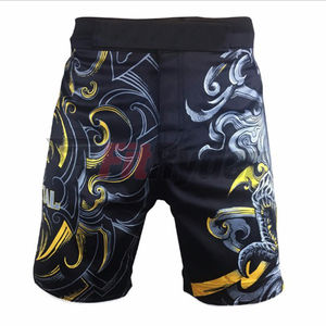 2024 MMA Boxe Combat Shorts Très Étiré 100% Polyester Casual Solide Motif Mid Board Shorts En Gros Cargo Court - Product Image 5