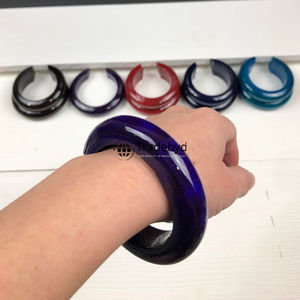 Natural Wood Bangles Set for Girls Stylish Handmade <b>Boho</b> Fashion Jewelry Gifts for Her by Tradebyd - Product Image 3