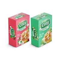 Offre spéciale Emballage de thé aux fruits et aux herbes en poudre pour boisson instantanée saveur fraise Service à thé personnalisé Thé glacé à la pêche