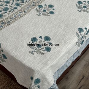 Venta al por mayor de colchas de algodón Handloom Colchas de lino de algodón impresas bloque de mano - Product Image 5
