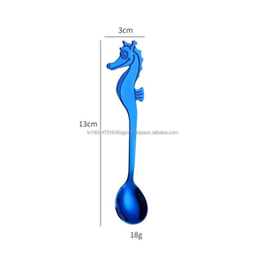 Best Quality 304 stainless steel seahorse shaped handle <b>coffee</b> <b>spoon</b>/ tea <b>spoon</b> / stirring <b>spoon</b> - Product Image 5