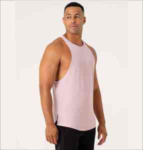 Débardeur de gymnastique respirant de haute qualité pour hommes débardeur d'exercice décontracté avec tissage tricoté ventes directes d'usine - Product Image 6