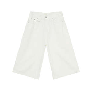 กางเกงยีนส์ขาสั้นสไตล์ลำลองกางเกงขาสั้นผ้ายืดแบบปรับแต่งได้ป้องกันรอยยับระบายอากาศ - Product Image 5