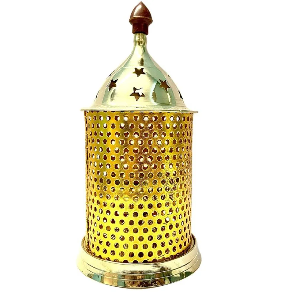 Miniatur kualitas Premium bergaya klasik berbentuk kustom menampilkan masjid masjid buatan tangan logam Minaar desain dekoratif baru
