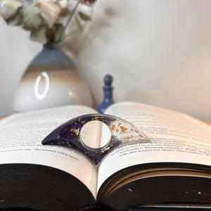 Support de page de livre en résine, poignée pour les doigts, accessoire de lecture durable et confortable, parfait pour les livres, les documents d'étude, les journaux et les romans - Product Image 2