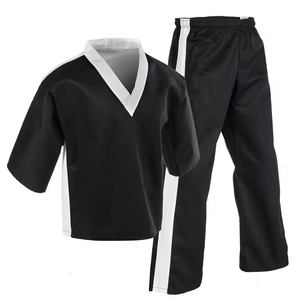 Costume uniforme de taekwondo tissu respirant matériau léger conçu sur mesure pour l'entraînement quotidien des arts martiaux et le combat - Product Image 1